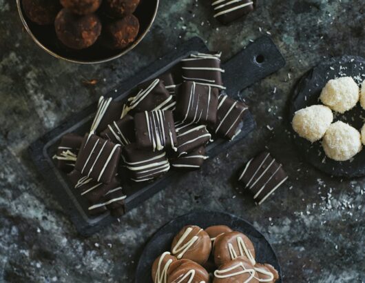 Halloween chocolate making